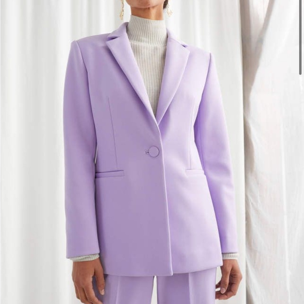 & Other Stories Lavender Blazer XS 36 EUR. Brand new, never worn. Slim fit.